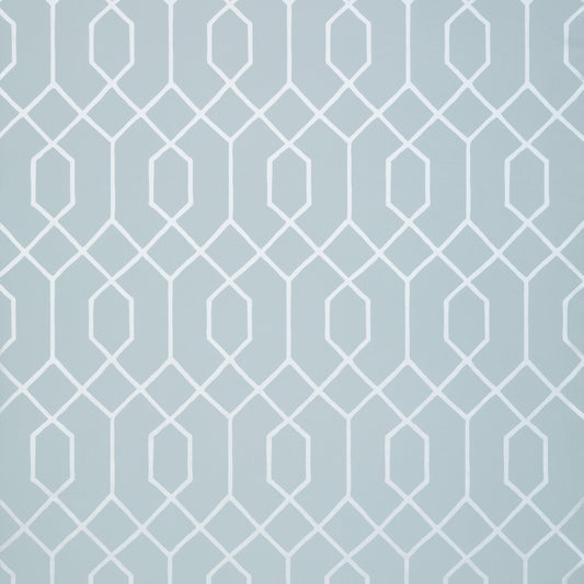 La Farge Wallpaper - Metallic Silver on Blue - Thibaut - T35201 - Premier Wallcovering