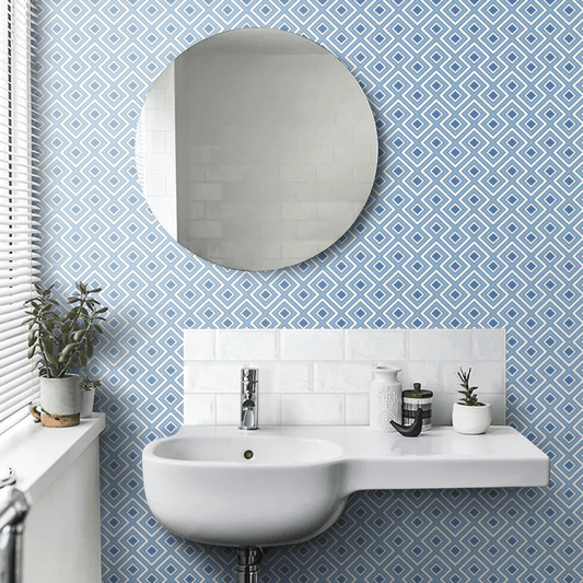 La Fiorentina Small Wallpaper - Blue - GP & J Baker - BW45098/1 - Premier Wallcovering
