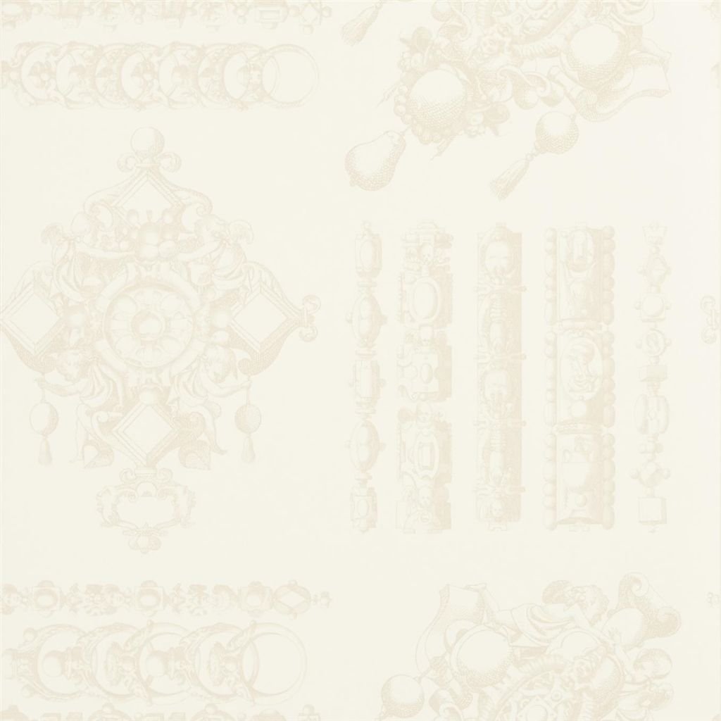 La Main Au Collet Wallpaper - Coquillage - Christian Lacroix - PCL020/04 - Premier Wallcovering