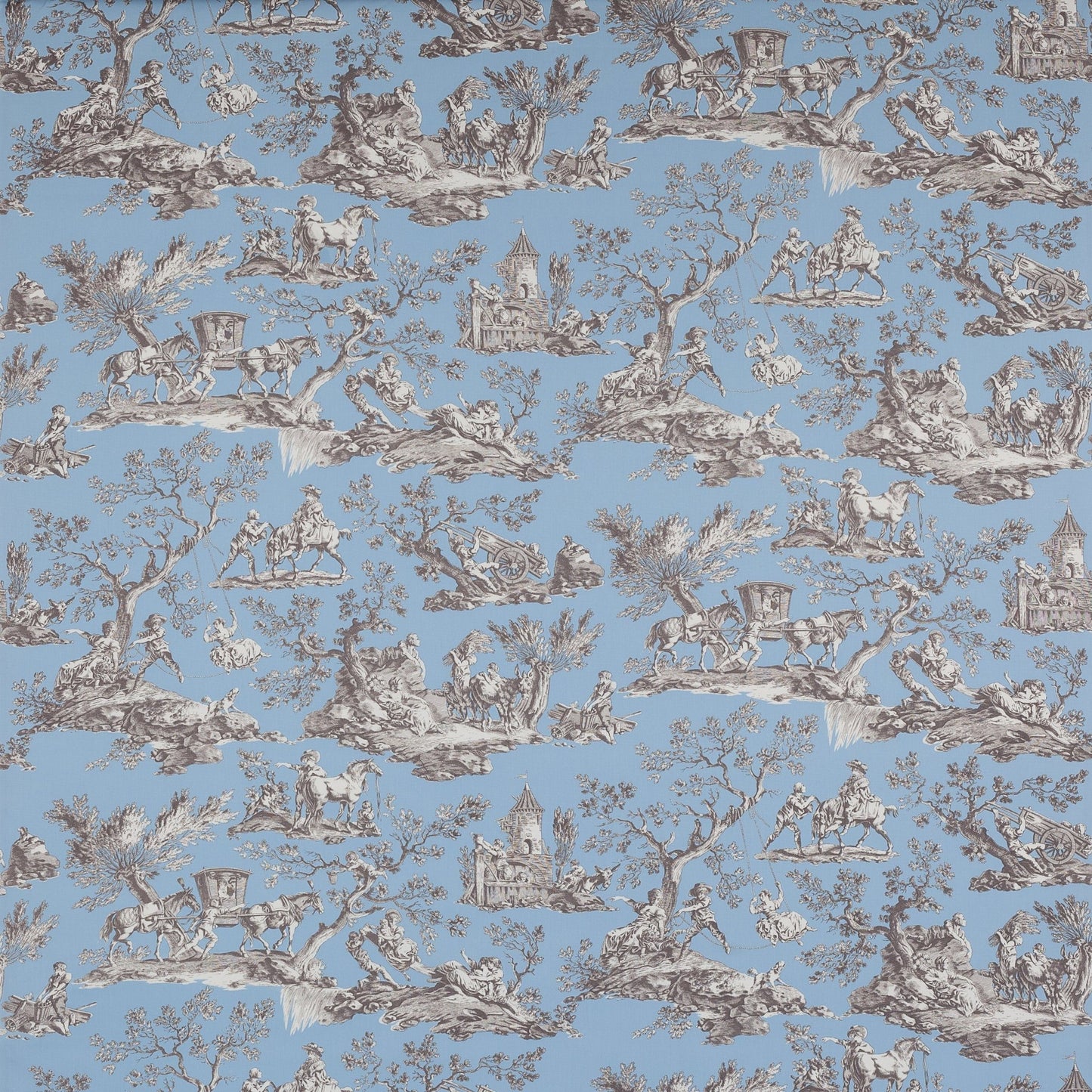 La Musardiere Fabric - Bleuet - Manuel Canovas - M4080-05 - Premier Wallcovering