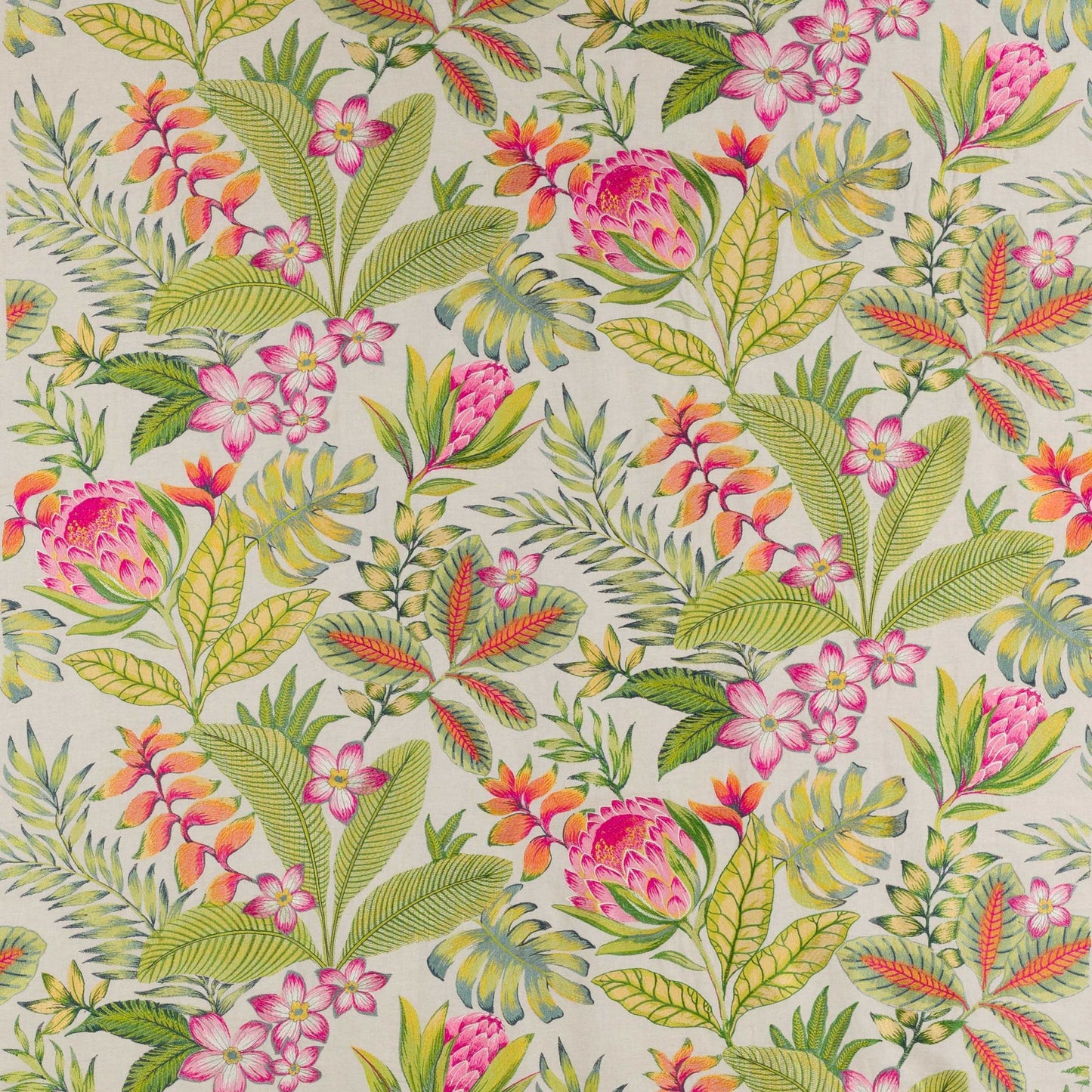 Laly Fabric - Hibiscus - Manuel Canovas - M4067-03 - Premier Wallcovering