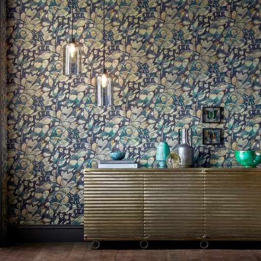Lamina Wallpaper - Titanium/Oyster - Harlequin - HM6W112166 - Premier Wallcovering