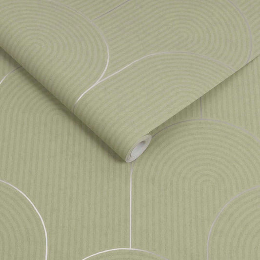Lancet Wallpaper - Sage - Graham & Brown - 121416 - Premier Wallcovering