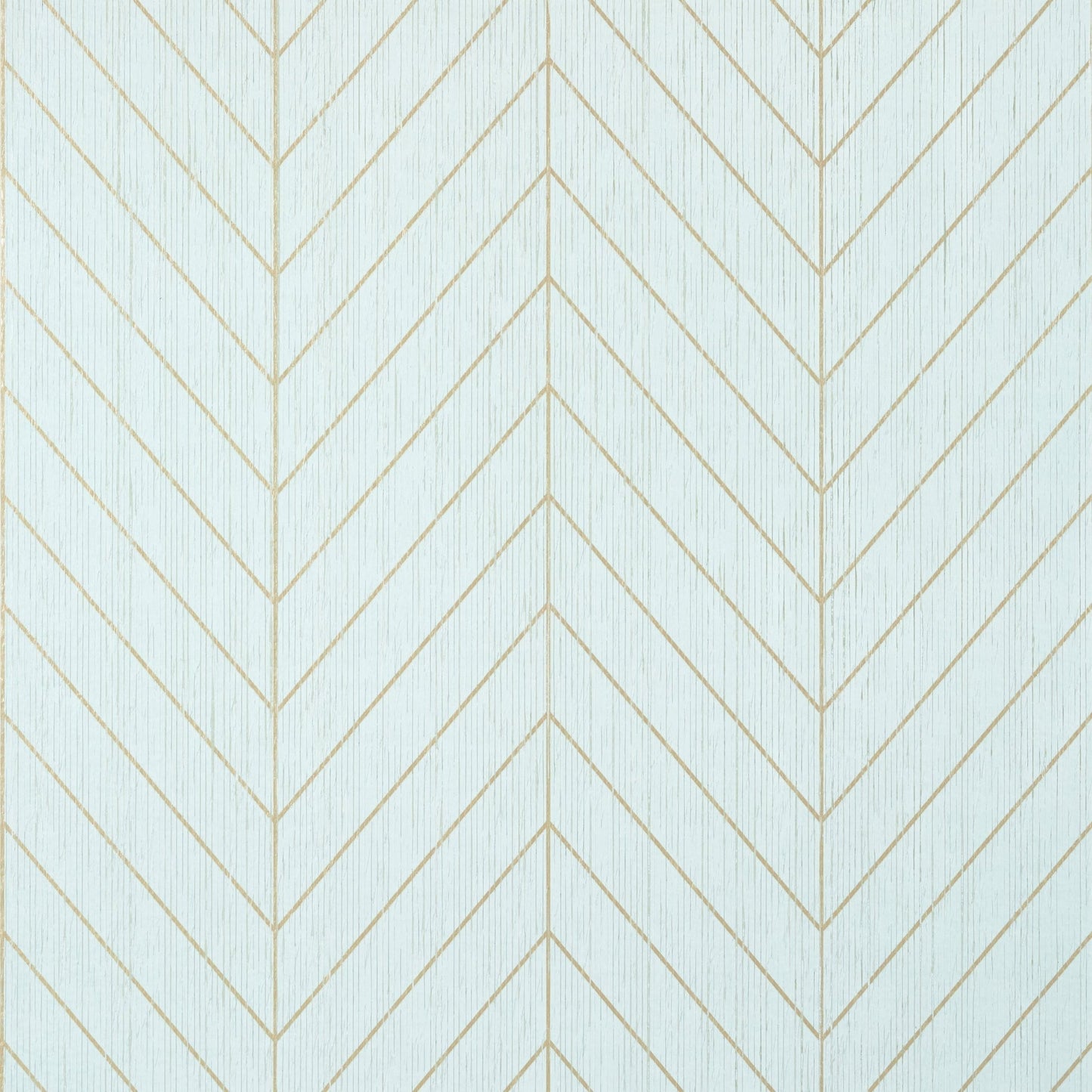 Land Bridge Wallpaper - Robin's Egg & Metallic Gold - Thibaut - T41007 - Premier Wallcovering