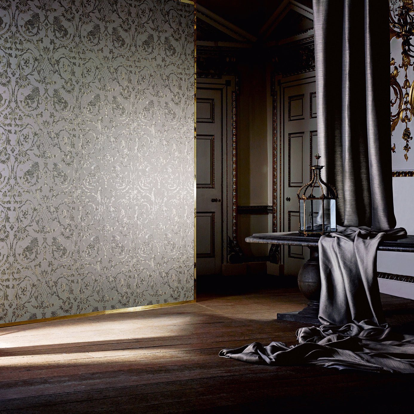 Landseer Wallpaper - Antique Bronze - ZPHA312613 - Zoffany - Premier Wallcovering