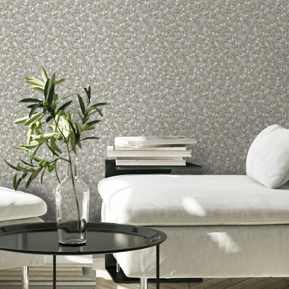 Langham Wallpaper - Pale Grey - Timothy Wilman - TW2536 - Premier Wallcovering