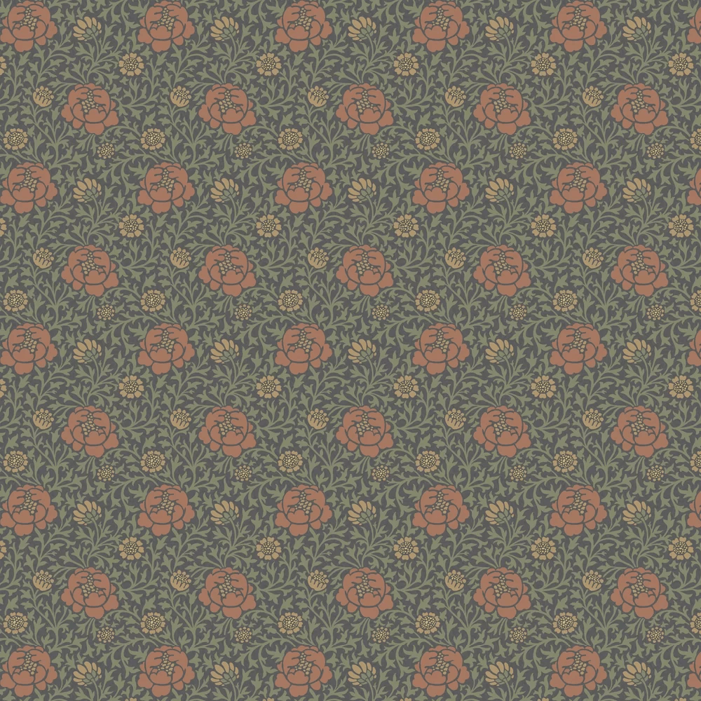 Lansdowne Walk Wallpaper - Ash - Little Greene - 0256LWASHZZ - Premier Wallcovering