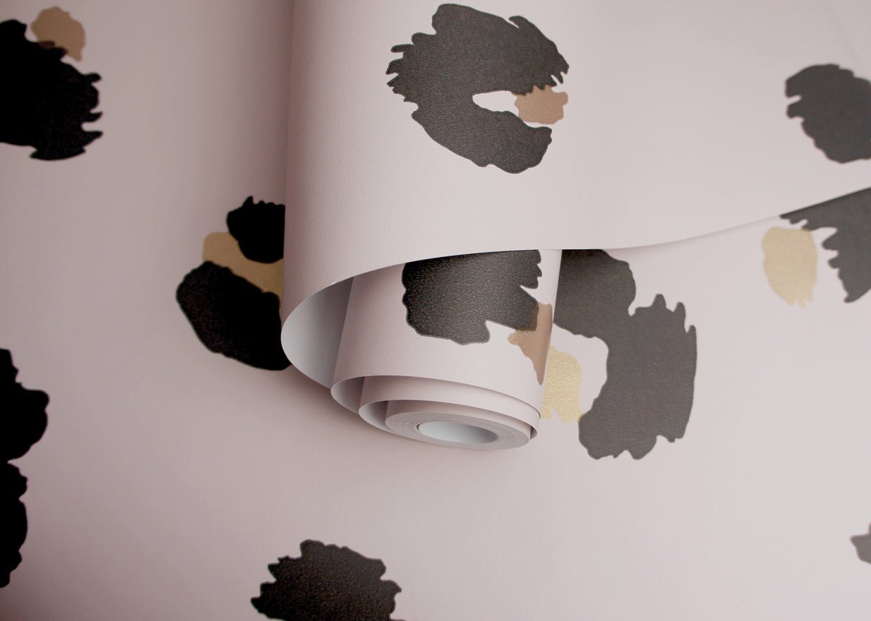 Large Leopard Spot Wallpaper - Pink - Holden Décor - 13031 - Premier Wallcovering