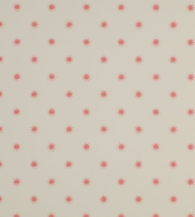 Larissa Wallpaper - Red/Cream - Colefax & Fowler - 07131/06 - Premier Wallcovering