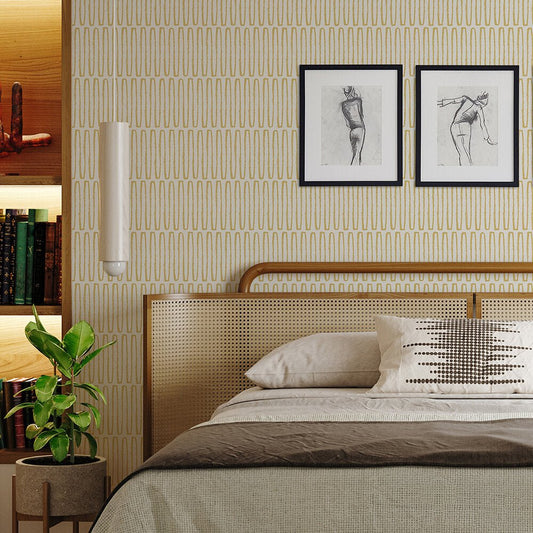 Lars Wallpaper - Ochre - A Street Prints - FD26500 - Premier Wallcovering