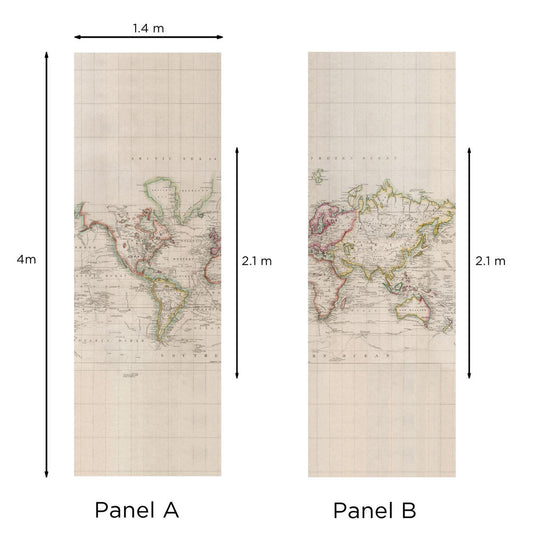 Latitude Wallpaper - Cream - Andrew Martin - SCHLA - Premier Wallcovering