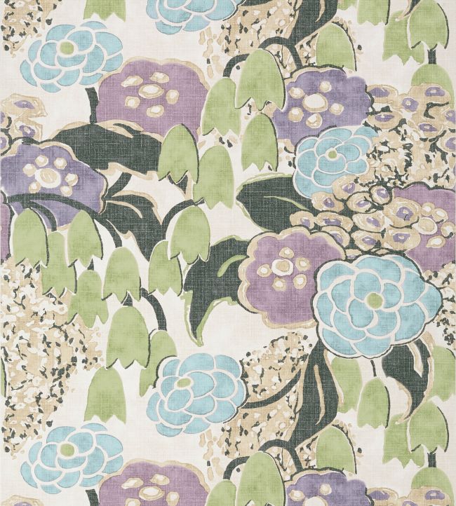 Laura Wallpaper - Lavender and Green - AT23101 - Anna French - Premier Wallcovering