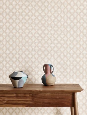 Lea Wallpaper - Beige - J173W - 01 - Jane Churchill - Premier Wallcovering
