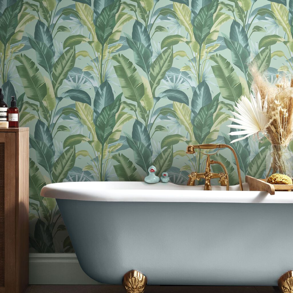 Leaf It Out Wallpaper - Twilight - Envy - 118615 - Premier Wallcovering