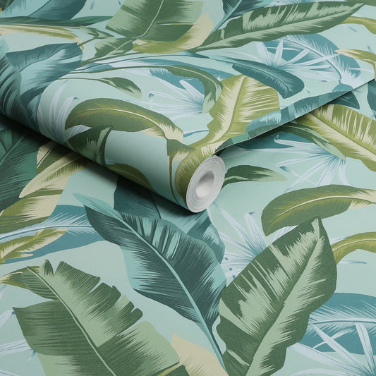 Leaf It Out Wallpaper - Twilight - Envy - 118615 - Premier Wallcovering