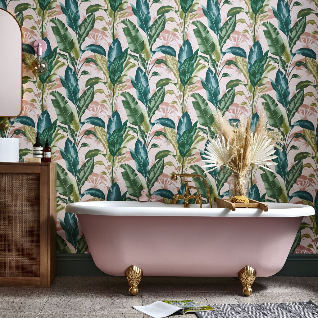 Leaf It Out Wallpaper - Sunrise - Envy - 118722 - Premier Wallcovering