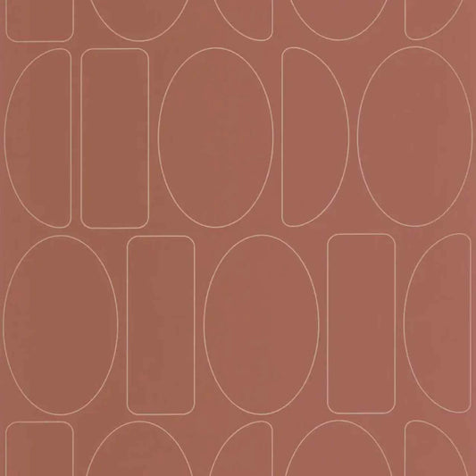 Legerete Alchimie Wallpaper - Terracotta - Casadeco - 89923596 - Premier Wallcovering