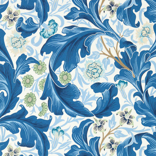 Leicester Wallpaper - Paradise Blue - 217335 - Morris & Co - Premier Wallcovering