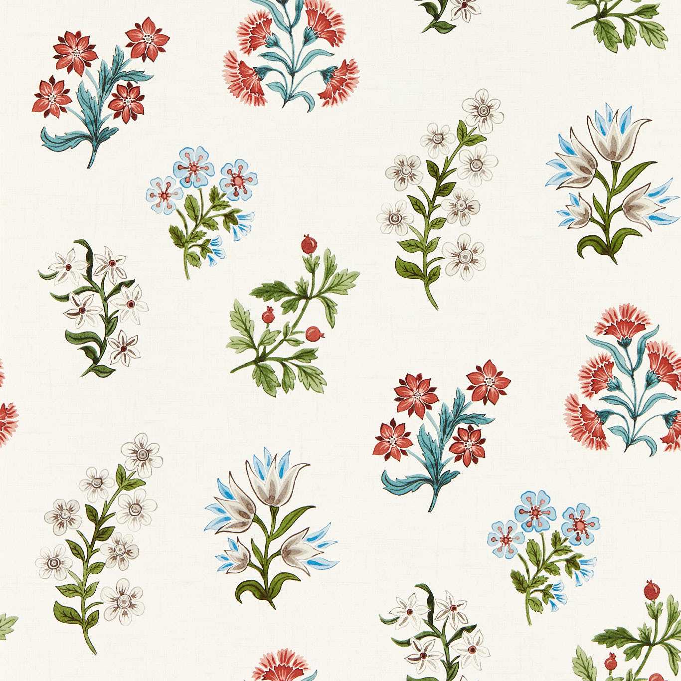 Leiden Wallpaper - Coral - Clarke & Clarke - W0194/02 - Premier Wallcovering