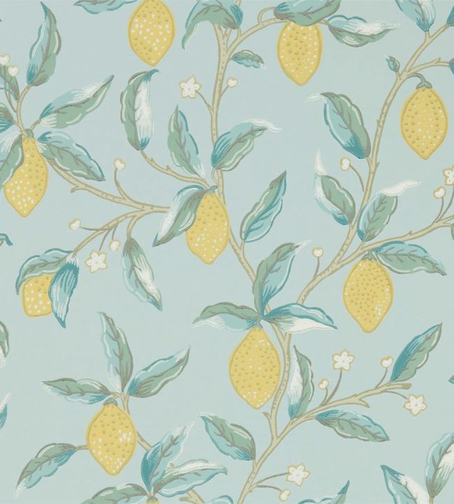 Lemon Tree Wallpaper - Wedgewood - 216674 - Morris & Co - Premier Wallcovering
