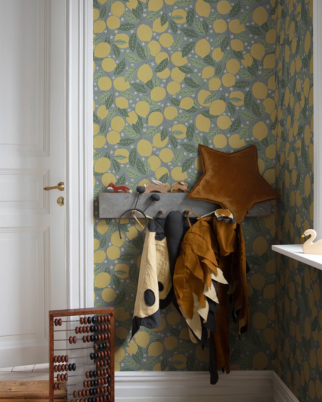 Lemona Wallpaper - Dark Gray - Midbec - 44132 - Premier Wallcovering