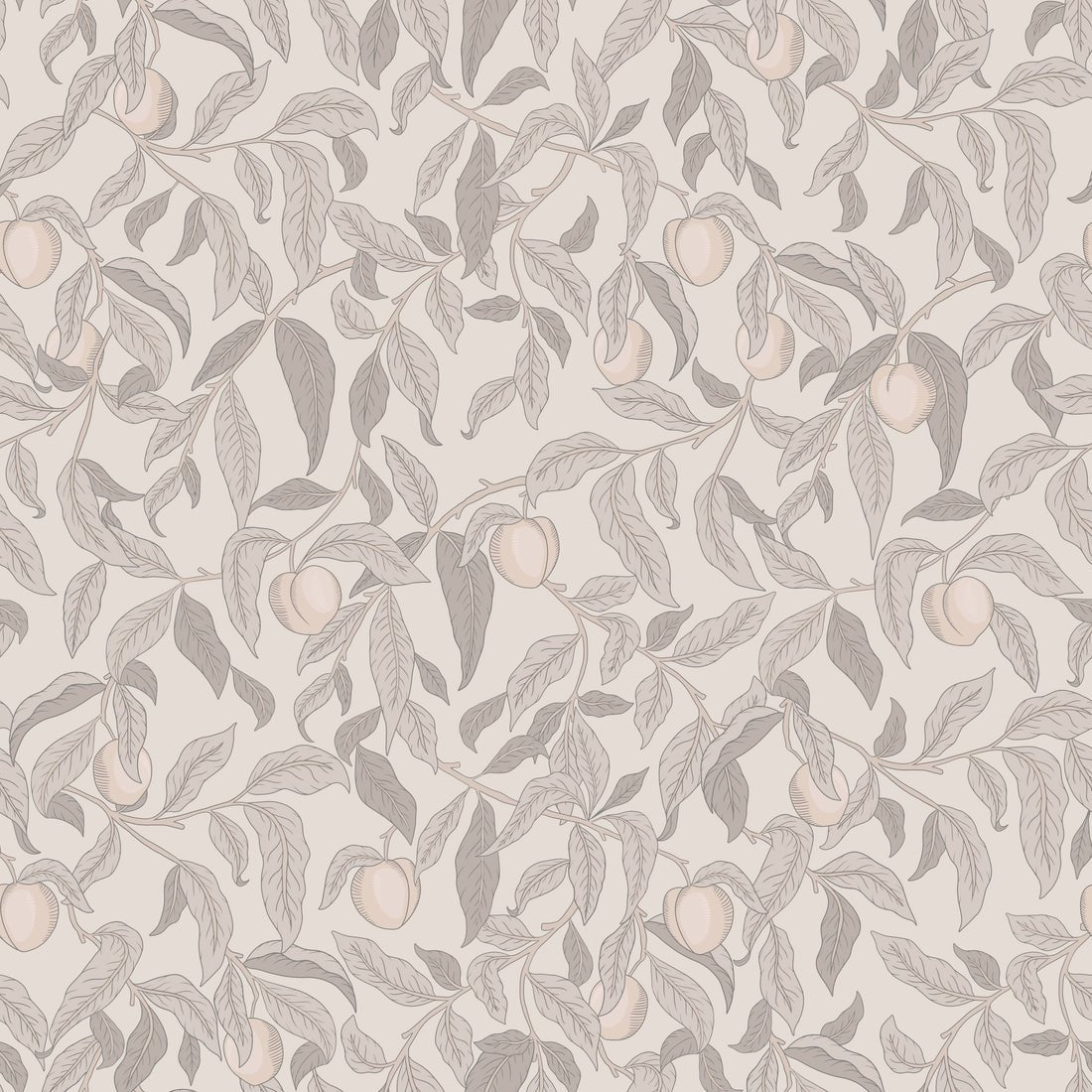 Lena Wallpaper - Ashen - Summer Gray - Premier Wallcovering