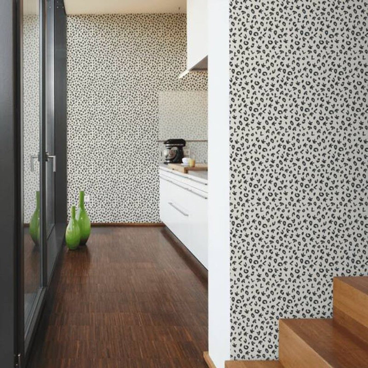 Leopard Wallpaper - Black and White - A S Creation - Karl Lagerfield - 37856 - 2 - Premier Wallcovering
