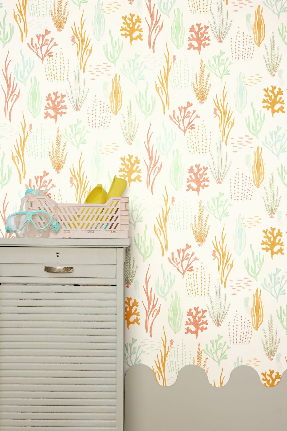 Les Fonds Marins Wallpaper - Multicouleurs - Caselio - 105814325 - Premier Wallcovering