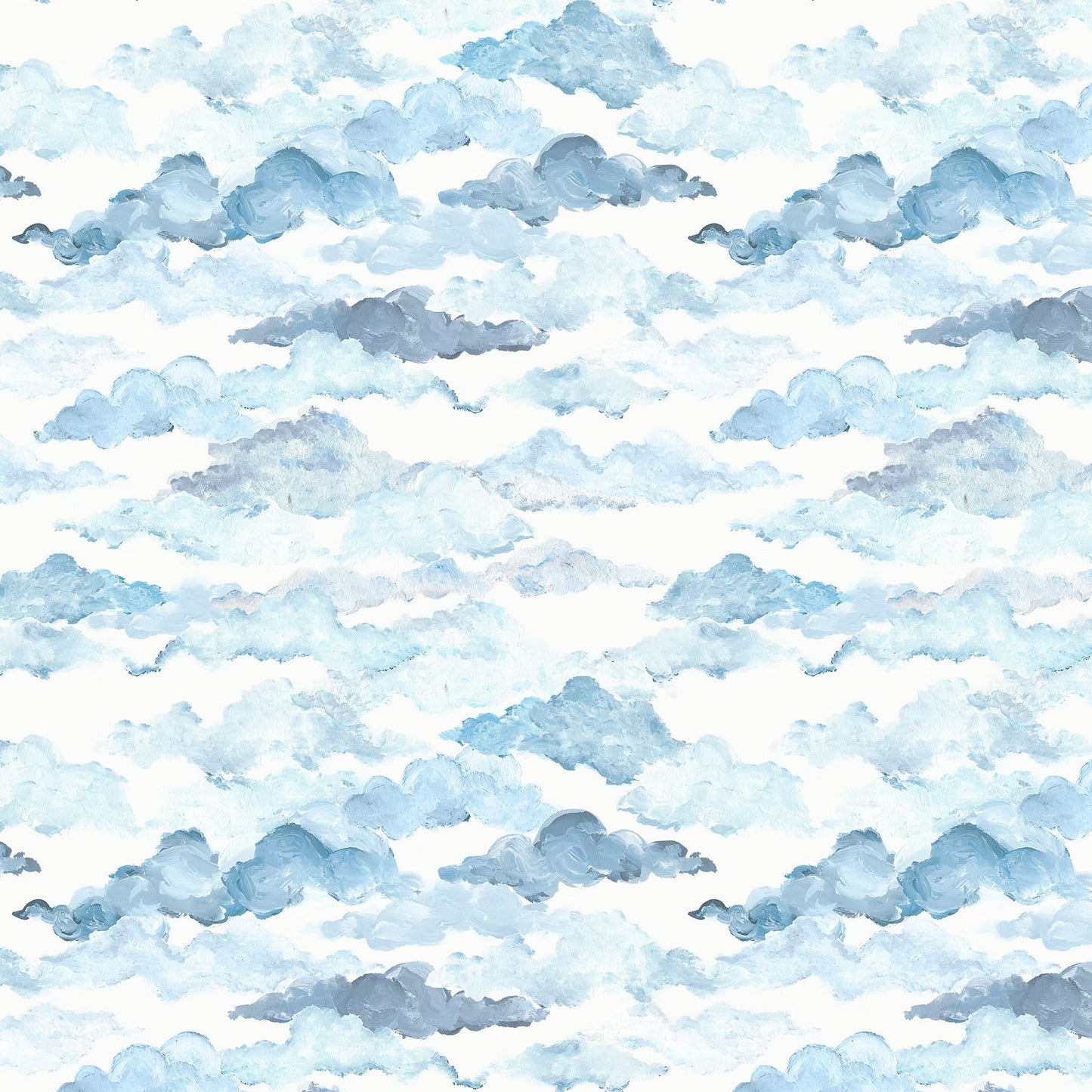 Les Nuages Wallpaper - Bleu - Fraiche - WP13003 - Premier Wallcovering