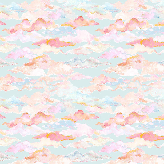 Les Nuages Wallpaper - Rosé - Fraiche - WP13001 - Premier Wallcovering