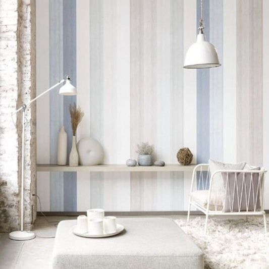 Les Rayures Baltic Bois Wallpaper - Taupe - Casadeco - 29241229 - Premier Wallcovering
