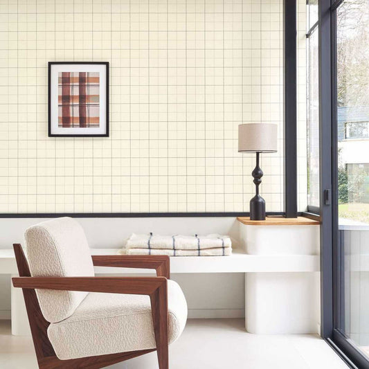 Liam Carnaby Street Wallpaper - Naturel - Casadeco - 200510142 - Premier Wallcovering