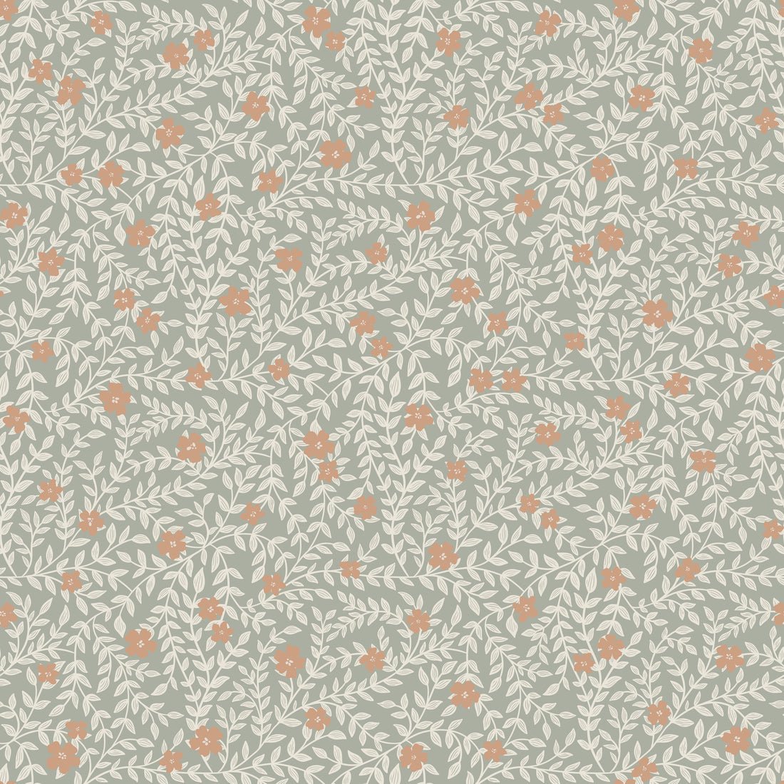 Lief Wallpaper - Misty Blue - Summer Gray - Premier Wallcovering