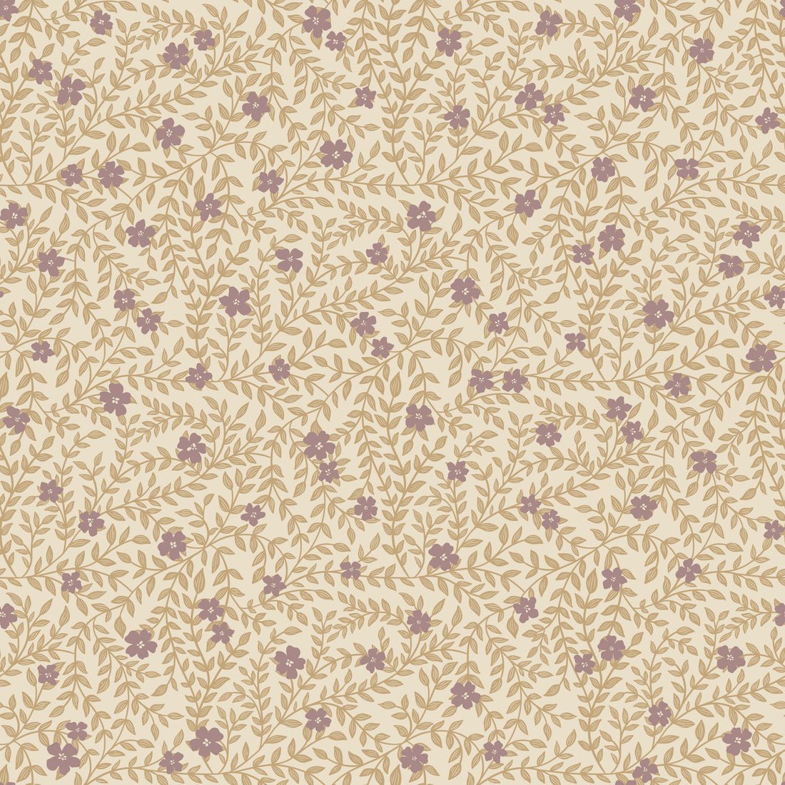 Lief Wallpaper - Violet - Summer Gray - Premier Wallcovering