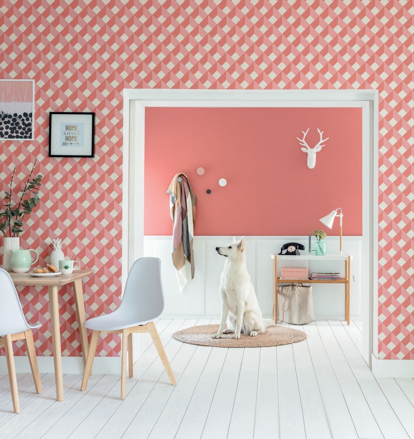 Life Wallpaper - Rose Marsala - Caselio - 64524250 - Premier Wallcovering