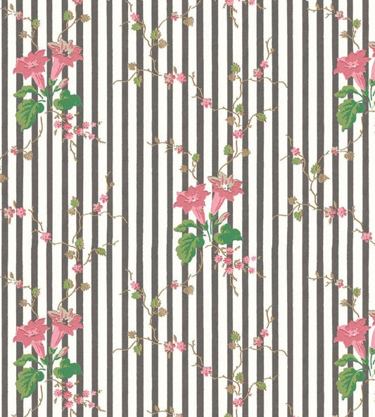 Lilibet Fabric - Monochrome - Woodchip & Magnolia - WMF - 479 - 02LD - Premier Wallcovering