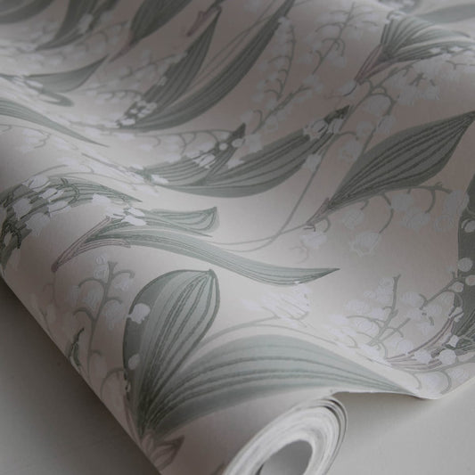 Liljekonvalj Wallpaper - Spring Green - Sandberg - 479-18 - Premier Wallcovering