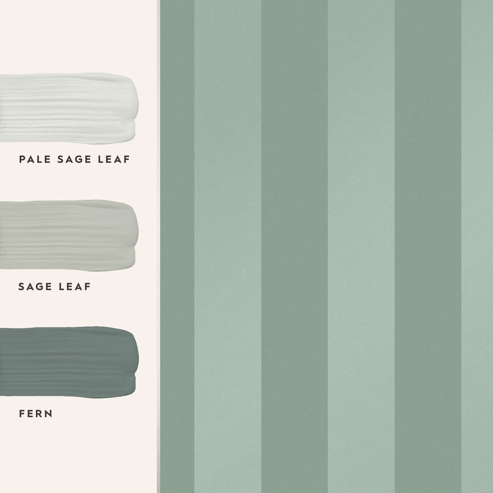 Lille Pearlescent Stripe Wallpaper - Jade Green - Laura Ashley - 118478 - Premier Wallcovering