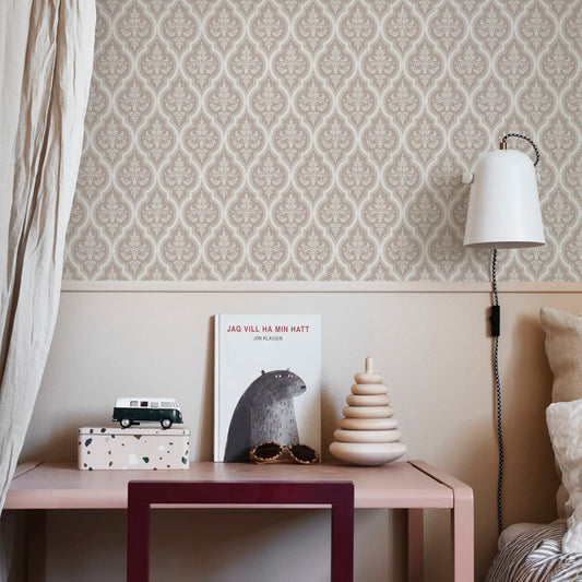 Lillie Wallpaper - Blush - Sandberg - 829-24 - Premier Wallcovering