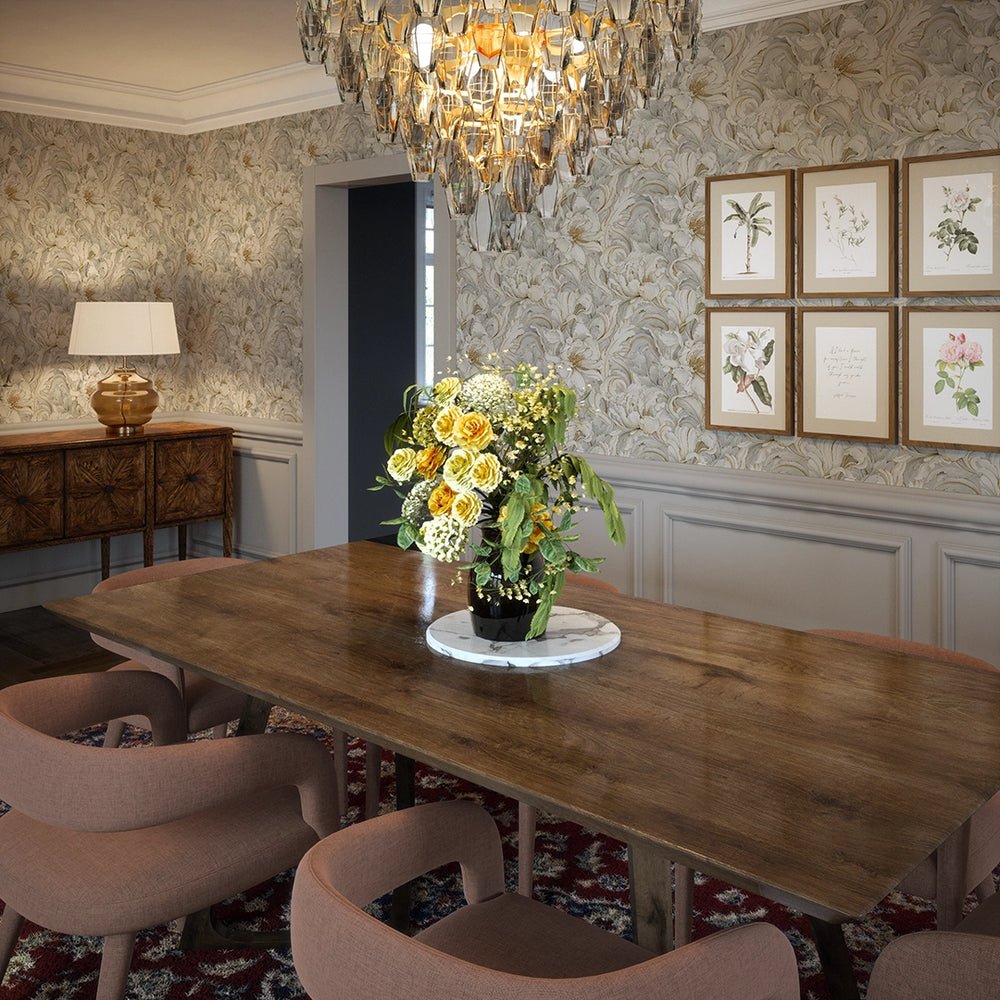 Lily of the Manor Wallpaper - Vintage Grey - LAN100338 - Lucie Annabel - Premier Wallcovering