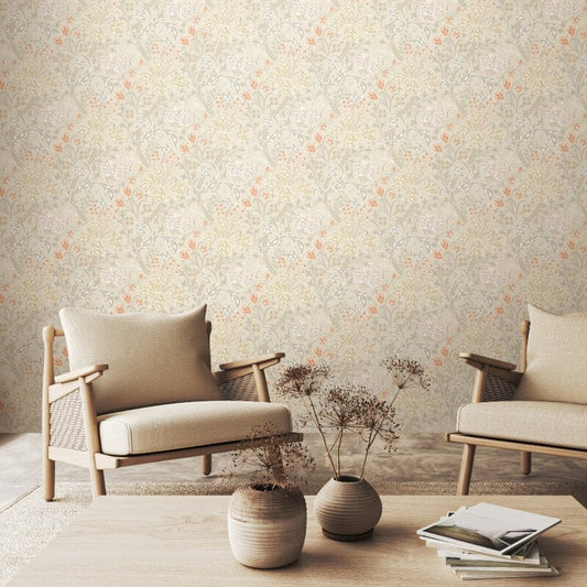 Lily Ogee Wallpaper - Natural Stone - Hoopla Walls - HWA1126W - Premier Wallcovering