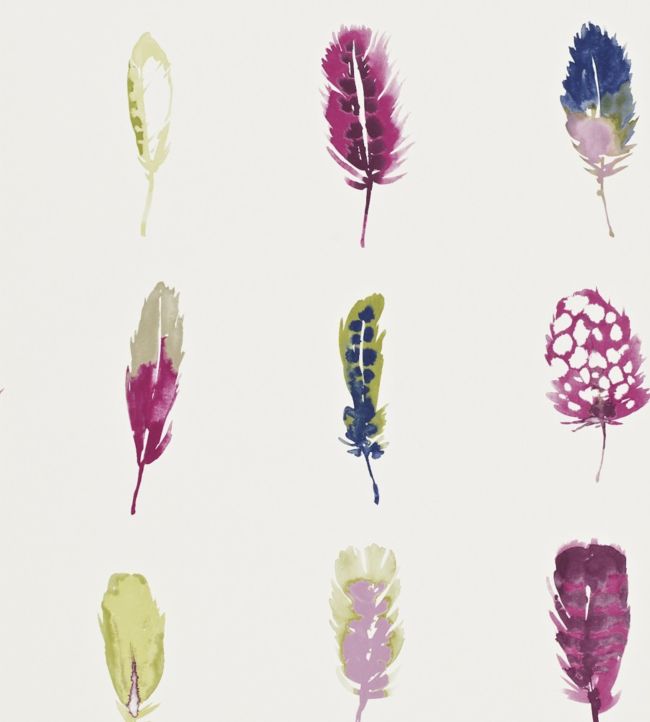 Limosa Wallpaper - Loganberry / Raspberry / Olive - HAMA111076 - Harlequin - Premier Wallcovering