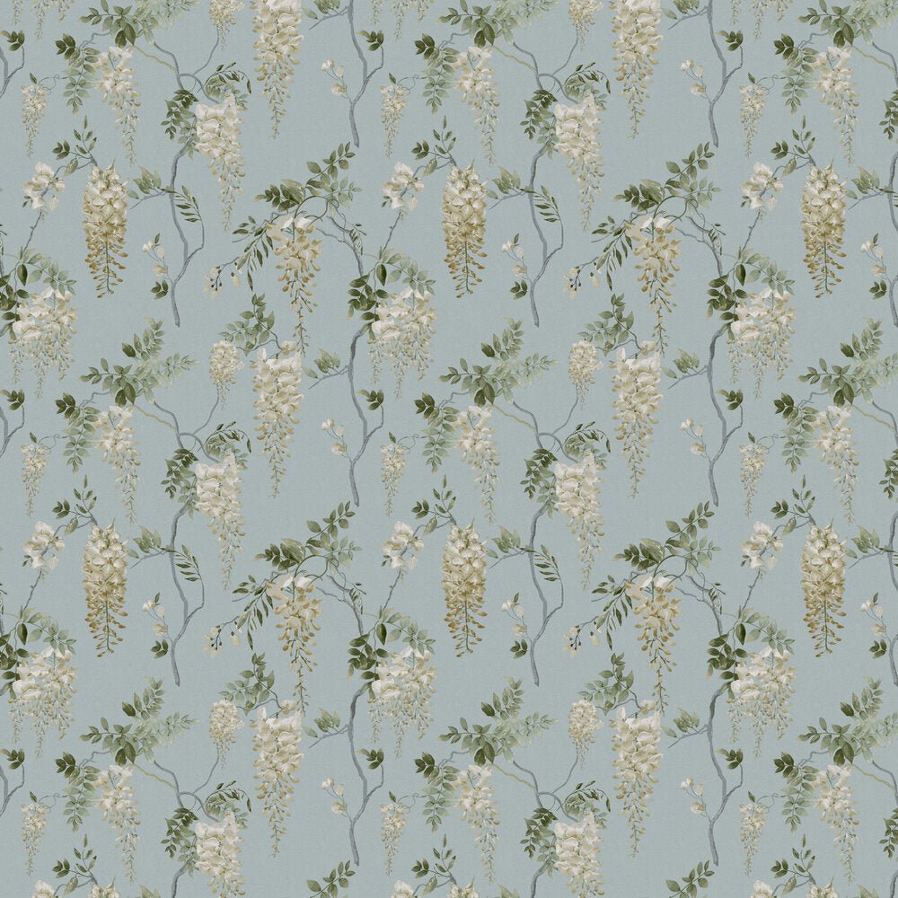 Lindenford Wallpaper - Cloudy Blue - Timothy Wilman - TW2542 - Premier Wallcovering