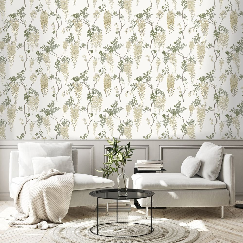 Lindenford Wallpaper - Bone China - Timothy Wilman - TW2541 - Premier Wallcovering