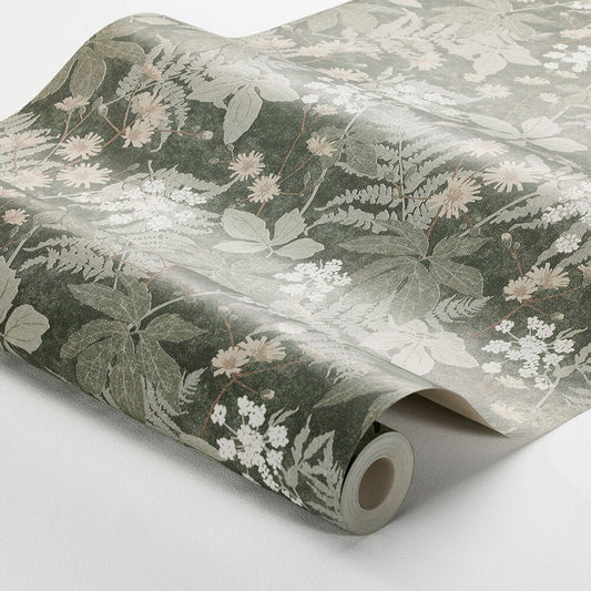 Lindskog Wallpaper - Green - Boråstapeter - 3950 - Premier Wallcovering