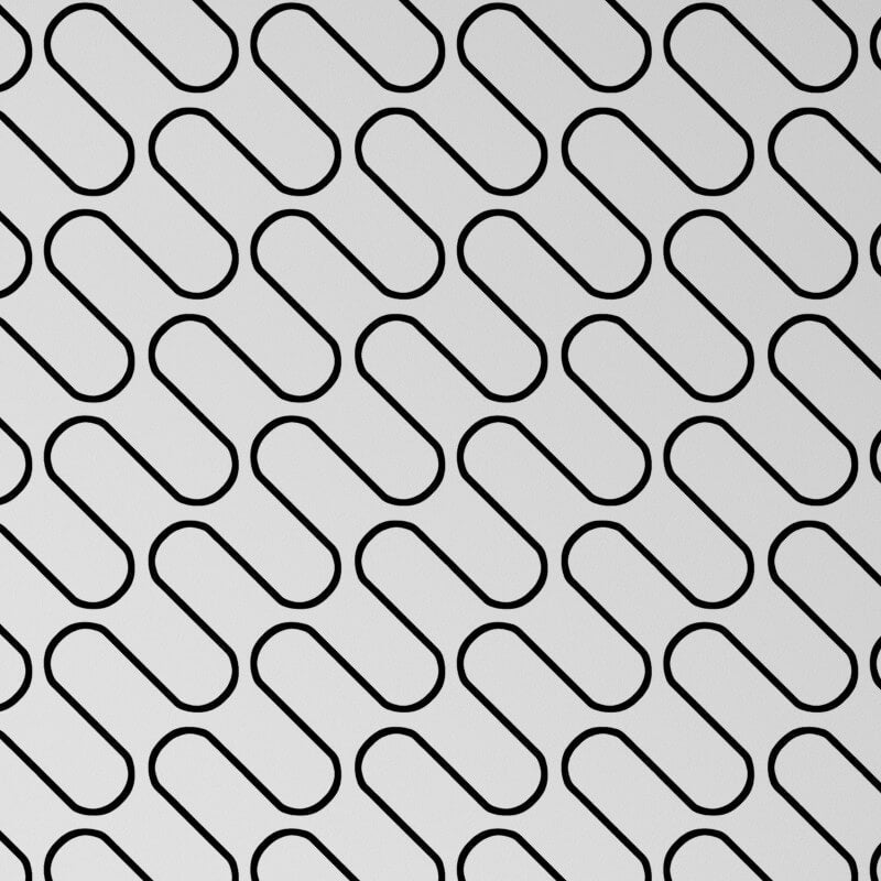 Linear Curve Wallpaper - Black/White - Catherine Lansfield - 206501 - Premier Wallcovering