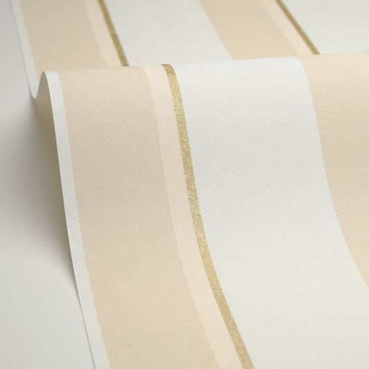 Linear Wallpaper - Beige - Caselio - 105530187 - Premier Wallcovering