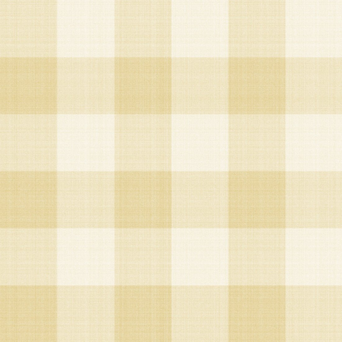 Linen Checks Wallpaper - Yellow - Summer Gray - Premier Wallcovering