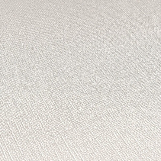 Linen Effect Texture Wallpaper - Cream/White - Michalsky Living - 39988-1 - Premier Wallcovering