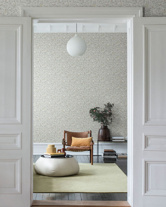 Linnea Wallpaper - Light Gray - Midbec - 16012 - Premier Wallcovering